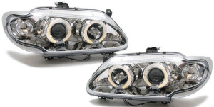 Koplampen Angel Eyes |Renault Megane 1996-1999 | chroom