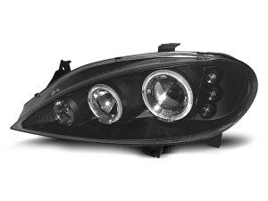 Koplampen Angel Eyes | Renault Megane 1999-2002 | zwart