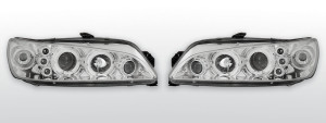 Koplampen Angel Eyes | geschikt voor Peugeot 306 1996-1998 | chroom