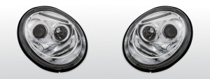 Koplampen Angel Eyes | geschikt voor Volkswagen Beetle 1998-2005 | chroom