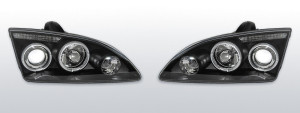 Koplampen Angel Eyes | Ford Focus (4D, 5D) 2004-2008 | zwart