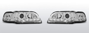 Koplampen LED DRL | geschikt voor Volvo S40/V40 1996-2000 | chroom