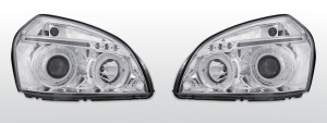 Koplampen Angel Eyes | Hyundai Tucson 2004-2010 | chroom