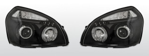 Koplampen Angel Eyes | Hyundai Tucson 2004-2010 | zwart