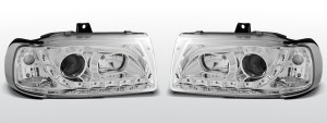 Koplampen LED DRL | geschikt voor Seat Ibiza 6K 1993-1999 | chroom