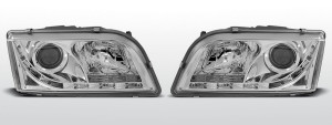 Koplampen LED DRL | geschikt voor Volvo S40/V40 1996-2003 | chroom
