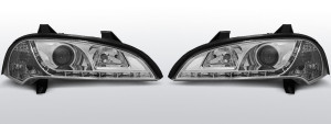 Koplampen LED DRL | Opel Tigra 1995-2003 | chroom