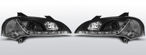 Koplampen LED DRL | Opel Tigra 1995-2003 | zwart