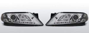 Koplampen LED DRL | Renault Laguna 2001-2007 | chroom