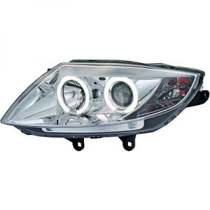 Koplampen | geschikt voor BMW | Z4 Coupé 06-09 3d cou. E86 / Z4 roadster 03-06 2d cab. E85 / Z4 Roadster 06-09 2d cab. E85 | CCFL Angel Eyes | chroom