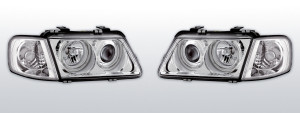 Koplampen Angel Eyes | Audi A3 8L 1996-2000 | chroom
