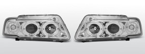 Koplampen Angel Eyes LED | Audi A3 8L 1996-2000 | chroom