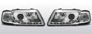 Koplampen Devil Eyes | Audi A3 8L 1996-2000 | chroom