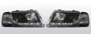 Koplampen Devil Eyes | Audi A3 8L 1996-2000 | zwart