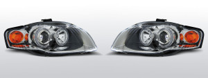 Koplampen Angel Eyes | geschikt voor Audi A4 B7 2004-2008 | chroom