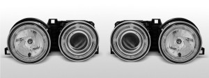 Koplampen Angel Eyes | geschikt voor BMW 3 Serie E30 1982-1994 | chroom