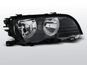 Koplampen | Rechts | geschikt voor BMW 3 Series E46 1998-2001 | zwart