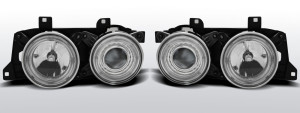 Koplampen Angel Eyes | geschikt voor BMW 5 Series E32/E34 1987-1995 | chroom