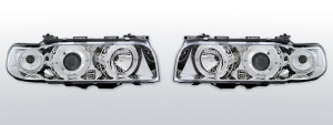 Koplampen Angel Eyes |geschikt voor BMW 7 Series E38 1994-1998 |chroom