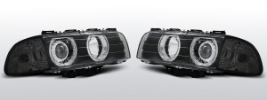 Koplampen Angel Eyes |geschikt voor BMW 7 Series E38 1994-1998 |zwart