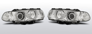Koplampen Angel Eyes | geschikt voor BMW 7 Series E38 1998-2001 |chroom