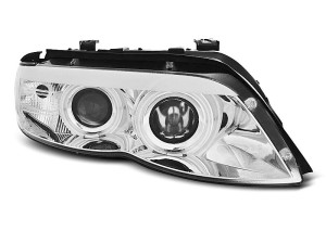 Koplampen | BMW | X5 03-07 5d suv. E53 | XENON | Angel Eyes LED | chroom | 03