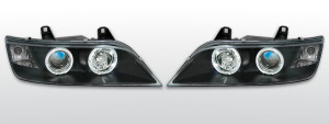 Koplampen Angel Eyes | geschikt voor BMW Z3 1996-2002 | zwart | CCFL