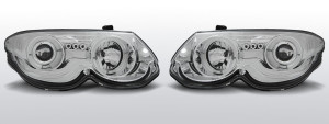 Koplampen Angel Eyes | geschikt voor Chrysler 300 M 1999-2004 | chroom