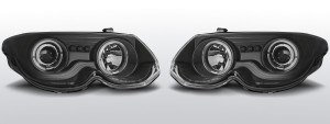 Koplampen Angel Eyes | geschikt voor Chrysler 300 M 1999-2004 | zwart