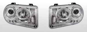 Koplampen Angel Eyes | Chrysler 300 C 2005-2010 | chroom