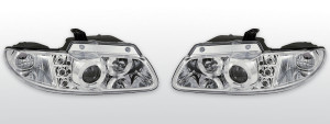 Koplampen Angel Eyes | geschikt voor Chrysler Voyager 1996-2001 | chroom