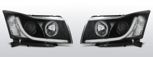Koplampen Tube Light | geschikt voor Chevrolet Cruze 2009-2012 |zwart