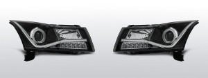 Koplampen Devil Eyes | geschikt voor Chevrolet Cruze 2009-2012 |zwart