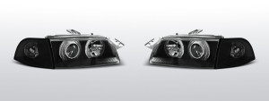 Koplampen Angel Eyes | Fiat Punto I 1993-1999 | zwart