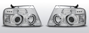 Koplampen Angel Eyes | Ford F150 MK11 2004-2008 | chroom
