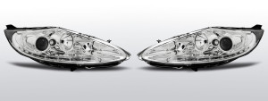 Koplampen Devil Eyes | geschikt voor Ford Fiesta MK7 2008-2012 | chroom