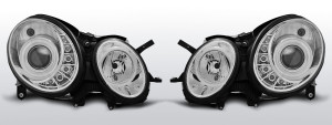 Koplampen | Mercedes-Benz | E-klasse 02-06 4d sed. / E-klasse Combi 03-06 5d sta. | W211 | LED | chroom