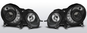 Koplampen | Mercedes-Benz | E-klasse 02-06 4d sed. / E-klasse Combi 03-06 5d sta. | W211 | LED | zwart