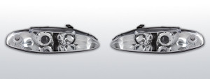 koplampen Angel Eyes | geschikt voor Mitsubishi Eclipse D30 1995-1996 | chroom