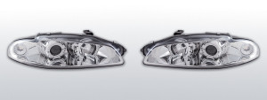 koplampen Angel Eyes | geschikt voor Mitsubishi Eclipse D30 1997-1998 | chroom