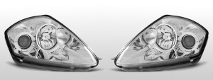 koplampen Angel Eyes | geschikt voor Mitsubishi Eclipse D50 2000-2005 | chroom