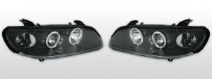 Koplampen Angel Eyes | Opel Omega B 1994-1990 | zwart