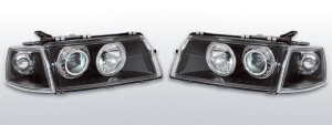 Koplampen Angel Eyes | Opel Vectra A 1988-1995 | zwart