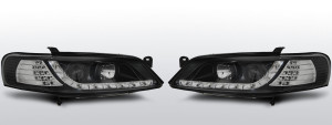 Koplampen Devil Eyes | geschikt voor Opel Vectra B 1995-1998 | zwart