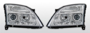 Koplampen Angel Eyes | geschikt voor Opel Vectra C 2002-2005 | chroom