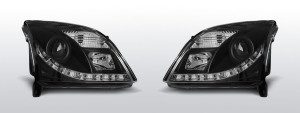 Koplampen Devil Eyes | geschikt voor Opel Vectra C 2002-2005 | zwart