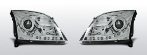 Koplampen Devil Eyes | geschikt voor Opel Vectra C 2002-2005 | chroom