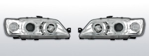 Koplampen Angel Eyes | Peugot 306 1993-1997 | chroom