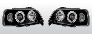Koplampen Angel Eyes | Renault Clio 1 1990-1995 | zwart