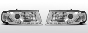 Koplampen Devil Eyes | Skoda Octavia I 2000-2004 | chroom